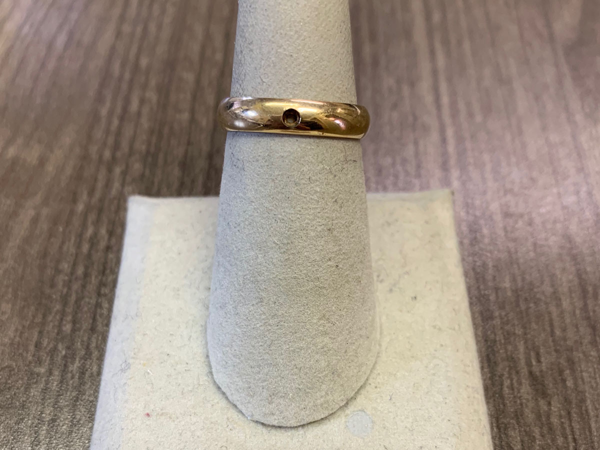 Gold Ring Shank Repair - Before & After #101 - My Jewelry Repair